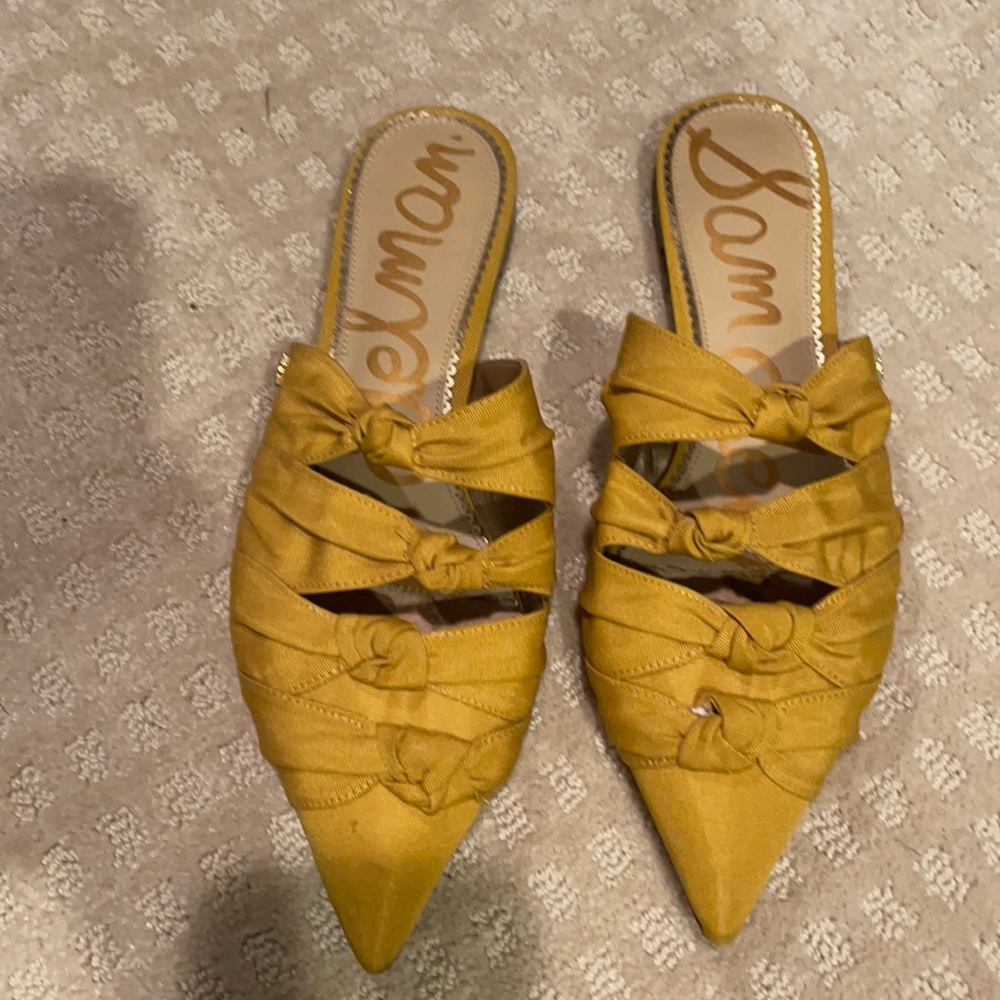 Sam Edelman yellow slides